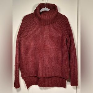 Ana Red Wine Knitted Sweater